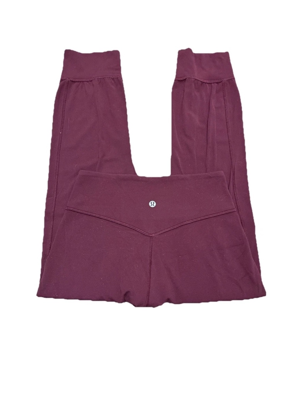 Lululemon Burgundy Joggers Size 4 Cropped Athletic Lounge Pants